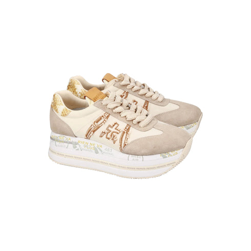 Premiata Sneakers Sneakers Donna Beth 7375 in camoscio 35 - Francavilla Moda